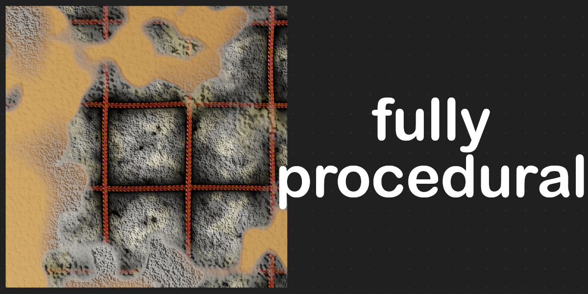 Procedural Reinforced Concrete Shader preview image 2